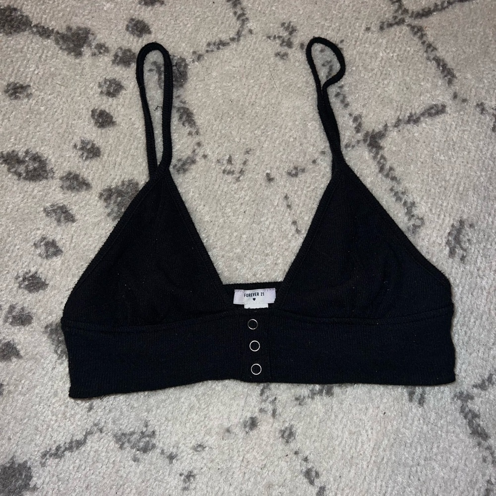 Black bralette from forever21